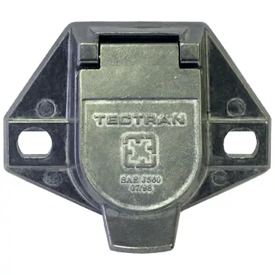 Solid Pin Screw Terminals 7-Way Socket Assembly | 670-72A Tectran 1
