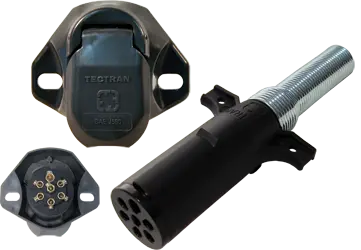 Split Pin 7-Way Poly Buffalo Socket | 670P75l Tectran 1
