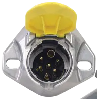7-Way Sae Bull Nose Auxiliary Socket For Secondary Cables | 680P-75L Tectran 1
