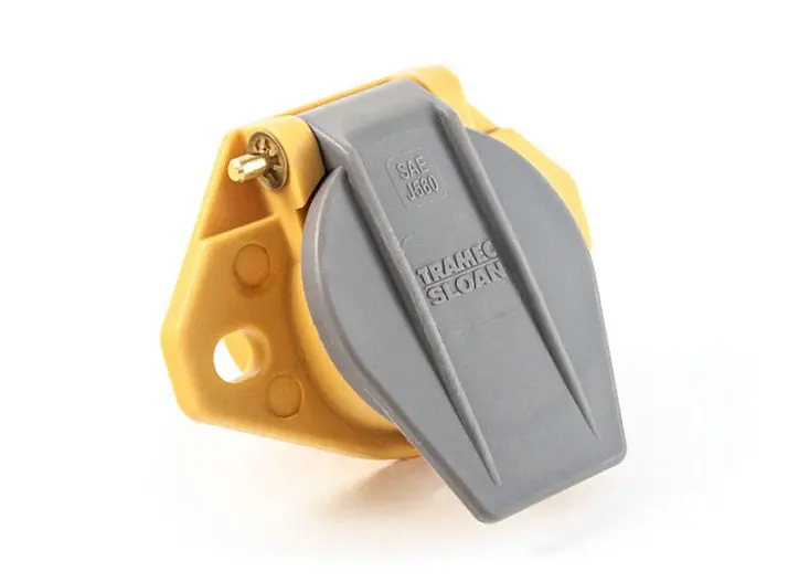 Iso Style Two Hole Receptacle, 180° Connection Split Pin | 38706 Tramec Sloan 1