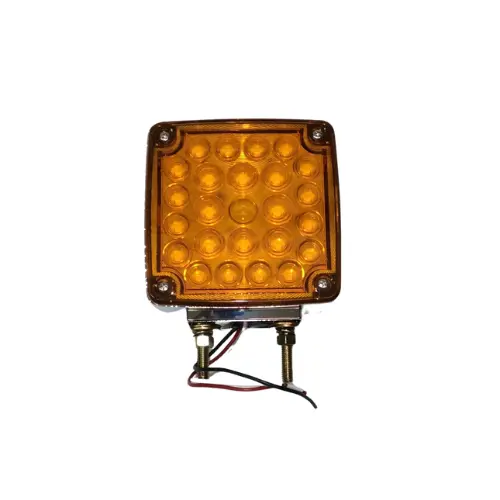 52 Led Double Stud Double Face Turn Signal Light (Passenger) - Amber & Red Led/Amber & Red Lens | United Pacific 38757 1