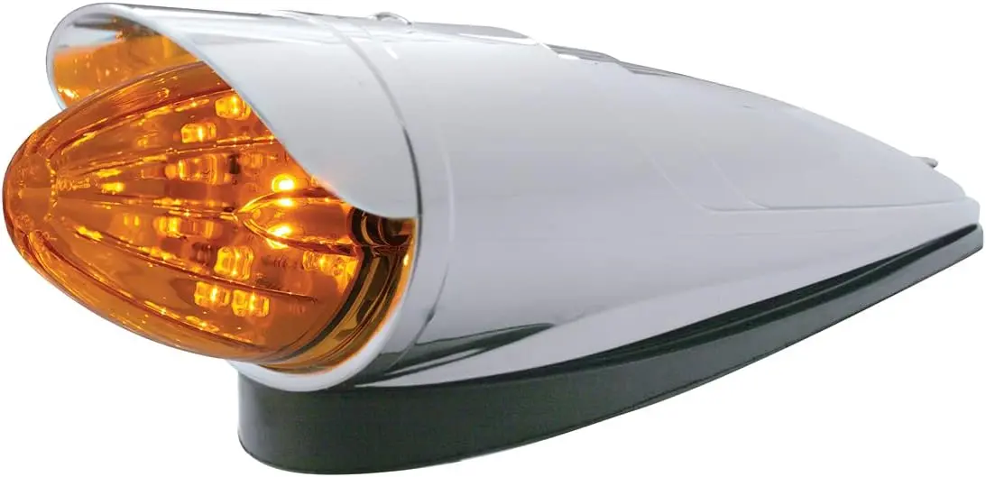 19 Led Watermelon Grakon 1000 Cab Light Kit With Visor - Amber Led/Amber Lens | 39954 United Pacific 1