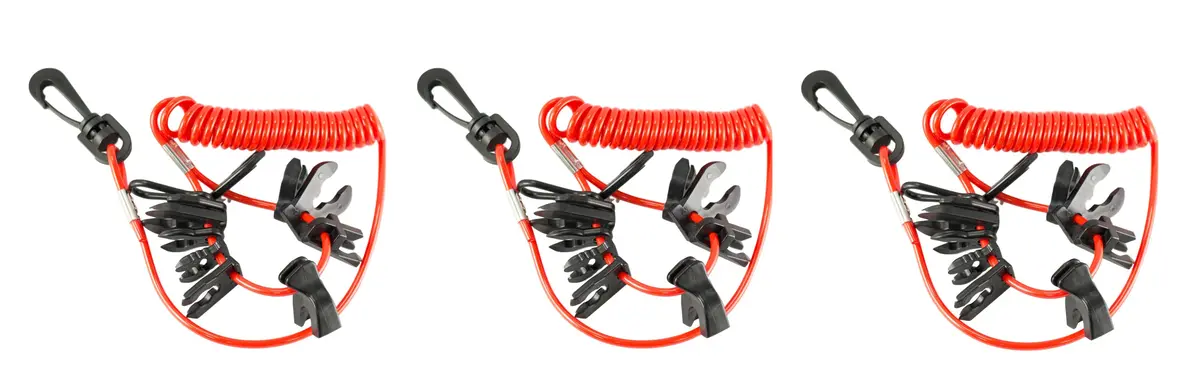 Universal Boat Kill Switch Safety Lanyard 3