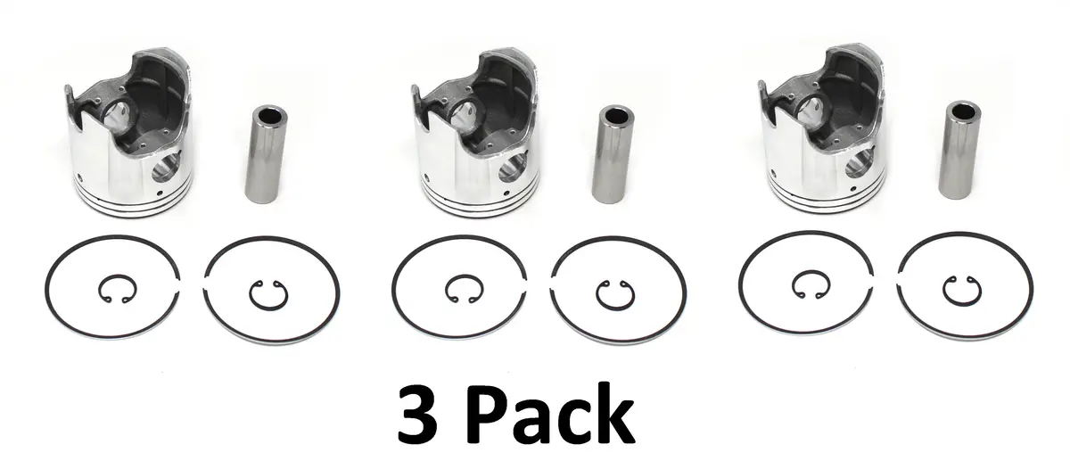 Yamaha Gp 1200R Pv 3 Piston Kit Waverunner 3Pack Oem# 66V-11631-00-A0 1
