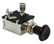 2 Position Chrome Off-On Push-Pull Switch | Tectran 19-1003 1