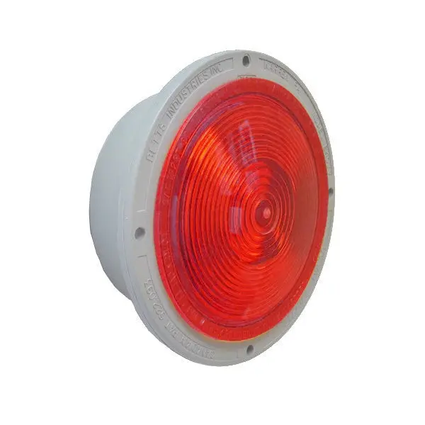 Red Incandescent Shallow Turn Signal Light W/ Ground Strap | 400066 Betts Lighting 1