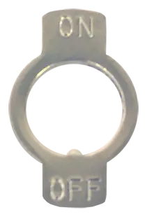 On-Off Toggle Switch Face Plate | Tectran 19-10222 1