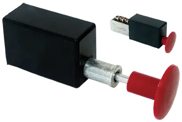 Two Position Large Red Knob Switch | 19-1080 Tectran 1