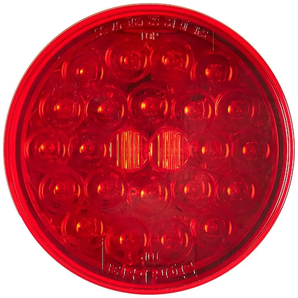 Signal-Stat 4.31" Round 24-Led Stop/Turn/Tail Light, Pl-3 Connection For Grommet Type Mount | Truck-Lite 4050-3 1