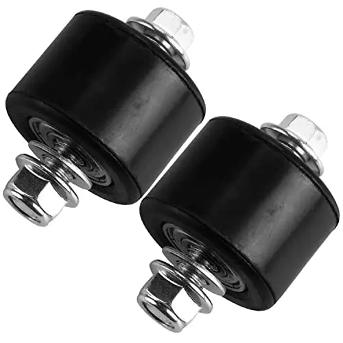 8Mm Black Chain Roller Pulley Slider Tensioner Wheel Guide Fit For Pit Dirt Mini Bike Atv Motorcycle Baja Mini Yamaha Honda Coleman, 2 Pack 1