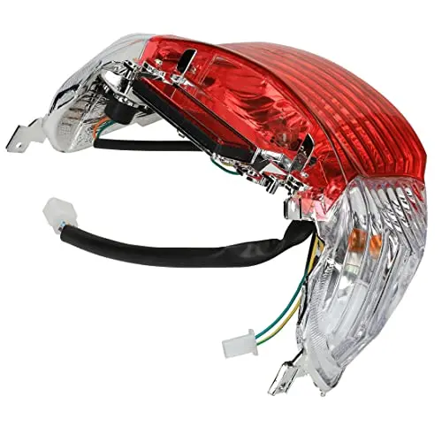 Fvrito Rear Tail Light Brake Turn Signal Taillight For Gy6 49Cc 50Cc Tao Tao Sunny Atm-50 Roketa Sunl Jonway Baja Sc50 Baccio Heat Coolsport Icebear Chinese Scooter Moped Motorcycle Motor 125Cc 150Cc 2