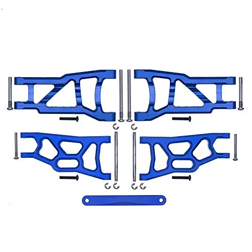4-Pack Aluminum Front & Rear Suspension A-Arms & Tie Bar Replacement Of 2555 3631 2532 For Traxxas 1/10 Slash 2Wd Rc Car Upgrade Parts Hop Ups 2