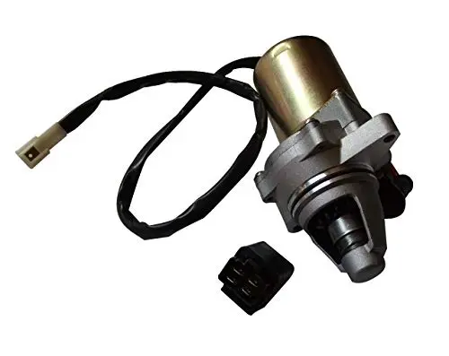 Shamofeng Starter Motor And Relay Solenoid For Suzuki Atv Lt80 Quadsport 1987-2006/ Kawasaki Atv Kfx80 Ksf80 2003-2006, 31100-40B00 31100-40B01 21163-S003 18332 410-54009 Lt80-Cs90 Sm10230 1