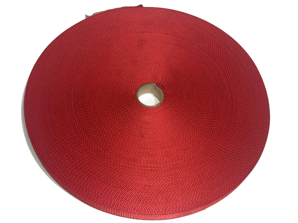 1” Bulk Red Nylon Webbing - 100 Ft Roll | 41820-10Rl Ancra Cargo 1
