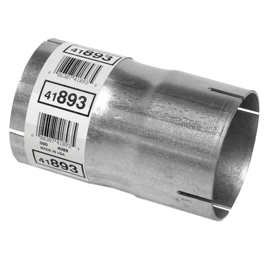 Female - Female 6" Alumized Steel Exhaust Pipe Connector | 41893 Walker Exhaust 1