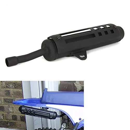 Silencer Exhaust Muffler Pipe For Pw80 Py80 Pit Dirt Bike Stainless Steel 1