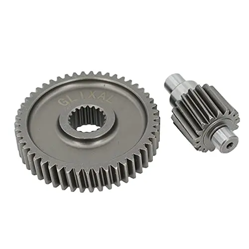 Glixal High Performance Gy6 49Cc 50Cc Chinese Scooter Racing Final Drive Gear Set 139Qmb 1P39qmb Moped Atv Go Kart (17T/49T) 1