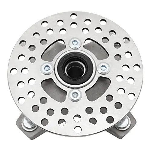 Front Wheel Hub & Brake Rotor Assy For Yamaha Banshee Warrior Raptor 350 Blaster 200 1