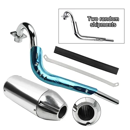 Flypig High Performance Muffler Exhaust Pipe Kit Assembly Fit Honda Xr50 Xr 50 Xr50r Crf50f Crf50 Chinese 50Cc 70Cc 90Cc 110Cc 125Cc Dirt Pit Bike Sdg Ssr 1