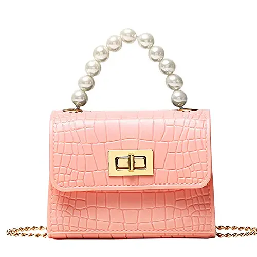 Little Girls Crossbody Purses Toddler Handbag Mini Casual Messenger Shoulder Bag For Kids (Pink) 1