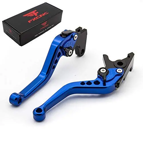 Fxcnc Adjustable Brake Clutch Levers Fit For Raptor Yfm350 02-04,Banshee 350 02-06, Blaster Yfs200 04-06,Raptor Yfm660 01-06,Yz125/250 94-95,Ttr125l/Le/Lw 00-16 1