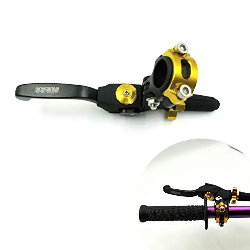 Otom Clutch Lever Perch Motocross Dirt Bike Fall Prevention Folding Adjustable For Crf Wr Kxf Rmz Fe (Black) 1