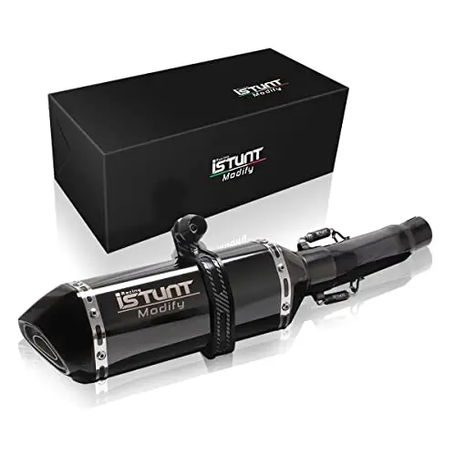 Kajimotor Slip On Exhaust Motorcycle Muffler Silencer Tail Link Exhaust Midpipe System With Removable Db Killer For Honda Cbr300r Cb300f Cbr300 Cb300r Cbr 300 2008-2018 1