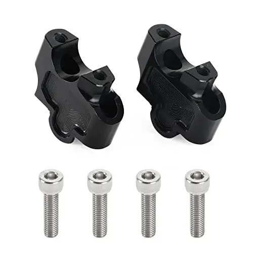 Topteng Motorcycle Handlebar Risers, Cnc Handle Bar Clamp Riser 27Mm Fits For Honda Rebel Cmx 250 2017-2021, Rebel Cmx300 / Cmx 500 / Cmx 1100 2017-2021 1