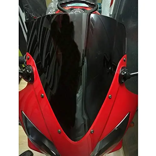 Motorcycle Double Bubble Windshield Windscreen Screen For Honda 2001 2002 2003 2004 2005 2006Cbr600f Cbr600f4i Cbr 600 F4i 600F 1
