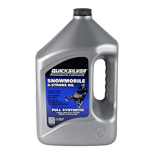Quicksilver Specialty Lubricants 2-Cycle Full Synthetic Snowmobile Oil 92-858041Q01 1-Gallon 1