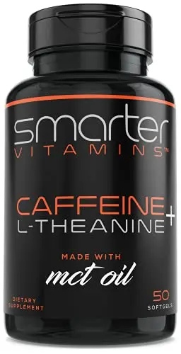 200Mg Caffeine Pills - Mct Oil From 100% Coconuts + 100Mg L-Theanine, Advanced Energy, Clean Focus And Perfect Clarity + All Natural Smooth Extended Release 1