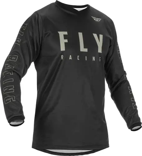 Fly Racing 2022 Adult F-16 Jersey (Black/Grey, Medium) 1