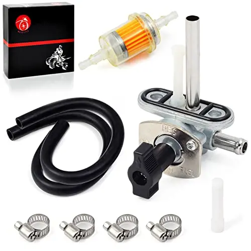 Petcock Fuel Cock Tank Switch For Yamaha Yfz450 Yfz 450 Le/R/Rse/Rw/Se/Sp/V/W/X/Xse 2004-2013 5Tg-24500-10-00 1
