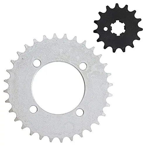Niche 420 Pitch Front 15T Rear 32T Drive Sprocket Kit For 1983-2006 Yamaha Pw80 Y-Zinger Bw80 Big Wheel 80 1