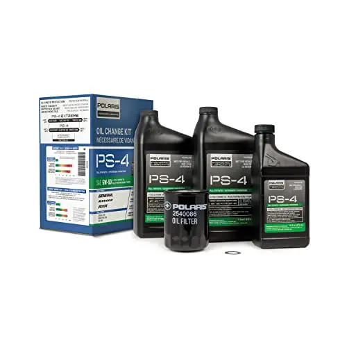 Polaris Atv Full Synthetic Oil Change Kit, 2879323, 2.5 Quarts Of Ps-4 Engine Oil And 1 Oil Filter 1
