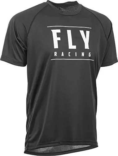 Fly Racing Action Riding Jersey (Black/White, X-Large) 1