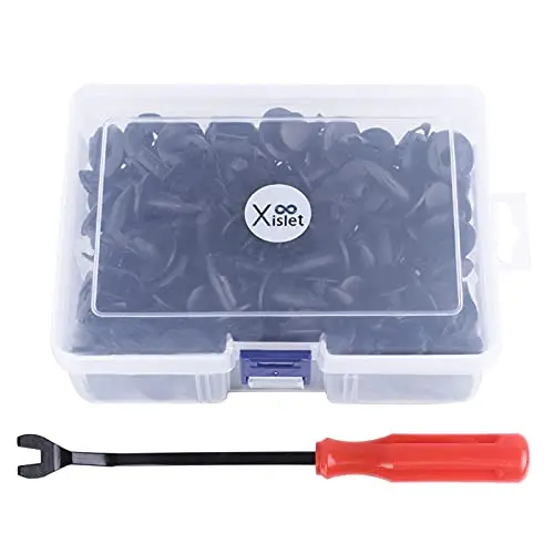 Xislet 150 Pcs Utv Nylon Fender Clips/Body Rivets Compatible With Polaris 7661855 Ranger Rzr Can Am Kawasaki Teryx Honda Pioneer 90653-Hc4-900 Suzuki Sportsman Atv Fastener With Tool 1