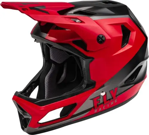 Fly Racing Adult Rayce Cycling Helmet (Red/Black, Large) 1