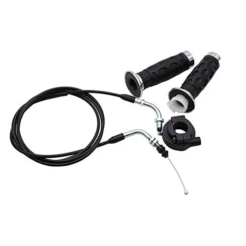 Throttle Twist Grip Set With 7/8" Scooter Holder Housing Throttle Cable For Gy6 50Cc 80Cc 125Cc 150Cc 1