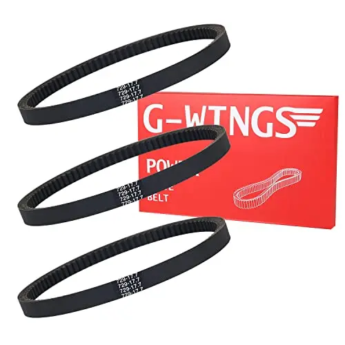 729-17.7-30 Drive Belt Fits For Gy6 49Cc 50Cc 139Qmb Scooter Moped Long-Case Engine(Pack Of 3) 1
