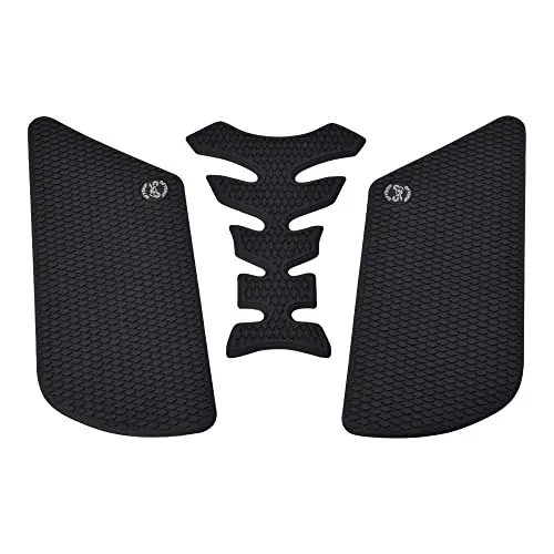 Hzxhs Motorcycle Anti Slip Tank Pad Stickers For Honda Vfr800 1998 1999 2000 2001 2002 2003 2004 2005 2006 2007 Vfr 800 (A), Black (1998-2007) 1