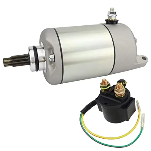 Soarider Starter & Relay For 1993-2006 Honda Trx300ex Fourtrax/Sportrax 300 Ex, 31200-Hm3-671 18329 Sm13422 410-54008 Smu0029, 93-00 Fourtrax Trx300ex Starter| 01-06 Sportrax Trx300ex Starter 1