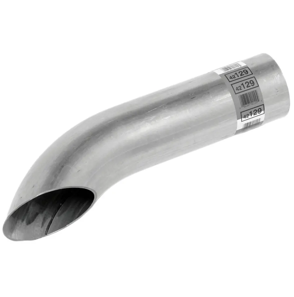 18" Aluminized Exhaust Tail Pipe, 4" Pipe Connection To 4" Spout | 42129 Walker Exhaust 1
