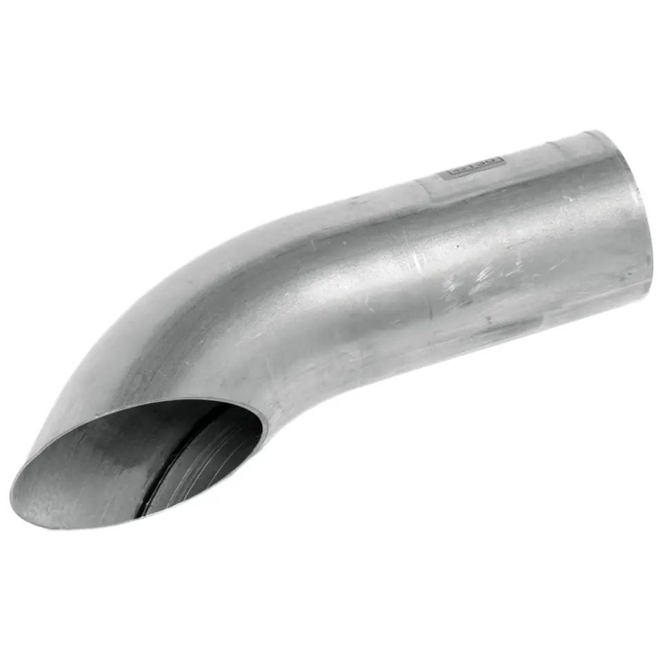 18" Aluminized Exhaust Tail Pipe, 4" Pipe Connection To 4" Spout | 42130 Walker Exhaust 1
