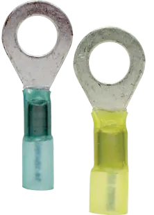 Solder & Shrink Ring Terminal, 16 - 14 Gauge (Pack Of 25) | Tb10s Tectran 1
