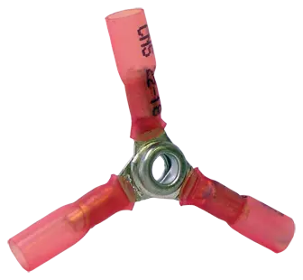 Heat Shrink Y Union Terminal, 16-14 Gauge (Pack Of 25) | Tby-St Tectran 1