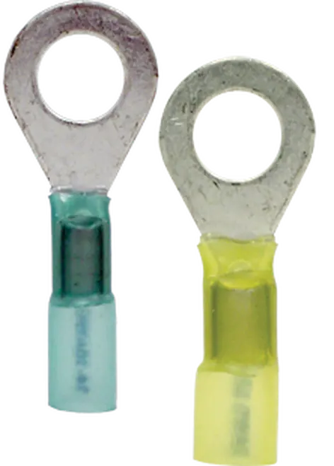 Solder & Shrink Ring Terminal, 22 - 18 Gauge (Pack Of 25) | Ty10s Tectran 1