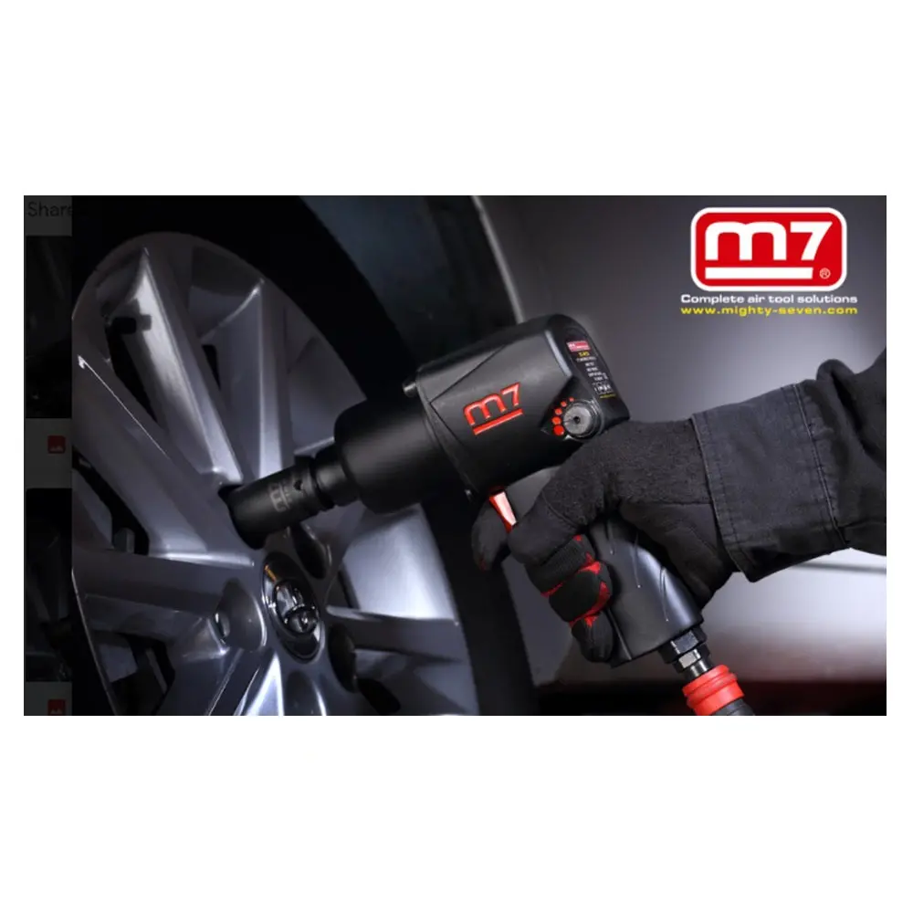 1/2" Dr. Air Impact Wrench, Twin Hammer, 400Ft-Lb, 542Nm 1