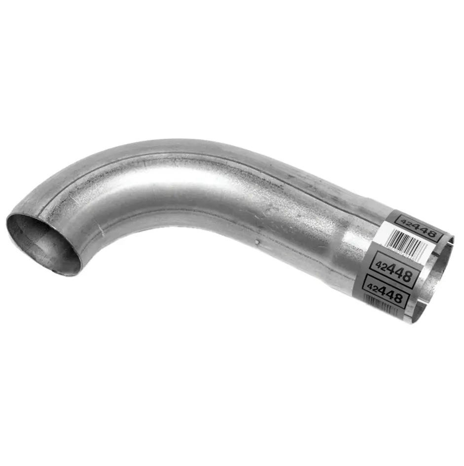 12.8" Alumized Steel Mandrel Bent Exhaust Tail Pipe | 42448 Walker Exhaust 1