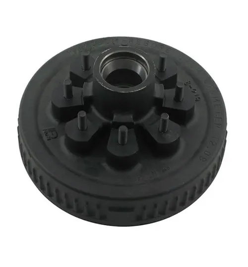 Dexter 12" X 2" Hub & Drum W/ 8 On 6.5" Bolt Pattern For 5.2-7K Axles | 42866 Redneck Trailer 1